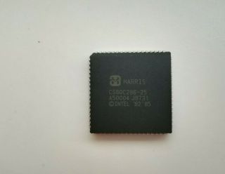 Intel 80286 25mhz Harris Cs80c286 - 25 80286 25mhz Fastest 286 Plcc68 Nos