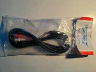 ⭐ 5 - Pin Color Monitor Cable Commodore 1701 1702 Oem Cib Nib Fast Usa ⭐