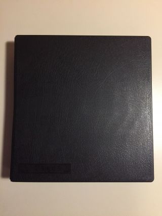 2 Vintage 1980 Kas - Ette/10 Library Case 8” Floppy Disk Hard Black Storage Case