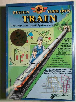 Apple Ii Software - Design Your Own Train - Complete