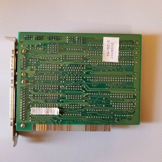 Dfi Dio - 500 8 Bit Isa Multi I/o 2 Serial,  Parallel And Game Port Dongle Ibm Pc