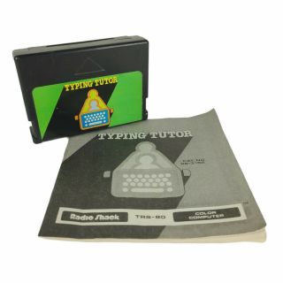 Trs - 80 Typing Tutor Cartridge For Tandy Coco Color Computer