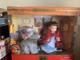 Mattel Barbie Kelly Doll Little Red Riding Hood Wolf Collector Ed 2001 52899