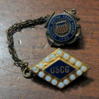 Antique United States Coast Guard Uscg Pin