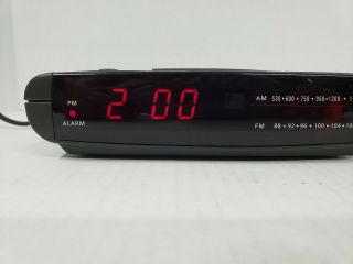 Vintage Magnavox Aj3040 Digital Alarm Clock Am/fm Radio.
