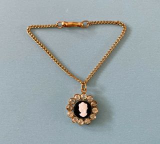 Vintage Doll Accessories:jewelry Alexander Cissy Cameo Necklace Miss Revlon Toni