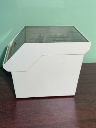Vintage Memorex 5.  25 - Computer Floppy Disk - Storage Case - Organizer w/8 Disks 3
