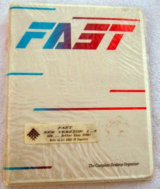 Fast Desktop Organizer By Migraph For Atari 520/1040/st Disk Nib
