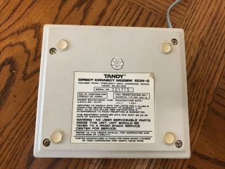 TANDY DCM - 6 Direct Connect MODEM and Acoustical Phone Coupler 3