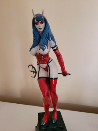 Cs Moore Studio Sinful Suzi 1 6 Scale Statue Red Limited 298 Of 500