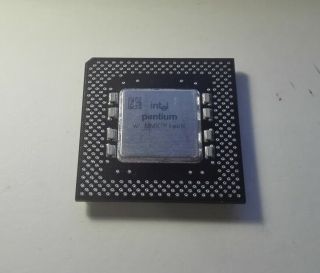 Vintage Cpu Intel Mmx 233 Mhz