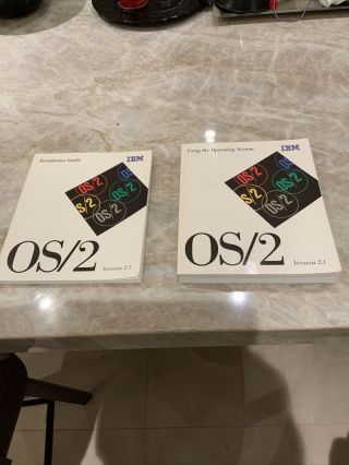 Ibm Os/2 Version 2.  1 Using The Operating System & Installation Guides - Os2 Os - 2