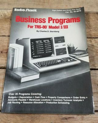 Vintage Radio Shack,  Business Programs For Trs - 80 Model I/iii,  Charles Sternberg