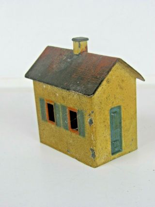 Vintage Tin - Litho Metal Cottage House/ho Scale Faller Marklin Bing Kbn Kibri (?)