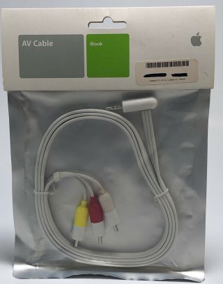 Apple Ibook Audio / Video Cable - Apple Part: M8434g/a Mv1720