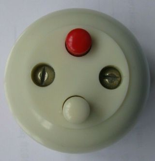 Antique Soviet Vintage Ussr Russian European Style Electrical Switch 1938y