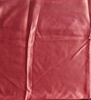 Antique Bright Pink C1860 - 1870 French Victorian Silk Fabric L - 40 " X W - 27 " Dolls