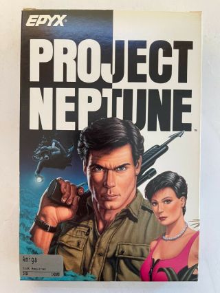 Project Neptune Game By Epyx - 3.  5 " Disk For Commodore Amiga - &