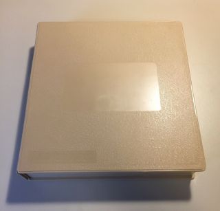 2 Vintage 1980 Kas - Ette/10 Library Case 8” Floppy Disk Hard Tan Storage Case