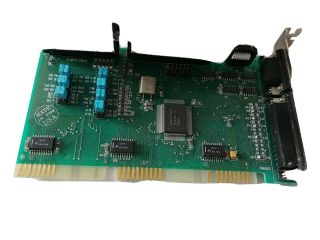 Multi I/o Card Pti W Cables 16 Bit Isa Ide Parallel Serial Ibm Pc 286 386 486 Co