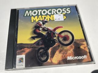 Motocross Madness (pc,  1998) Microsoft Vintage Software Pc Gaming Classic Xp
