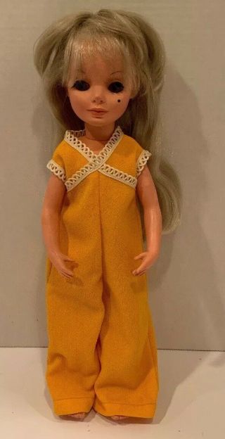 Mod Orange Jumpsuit For 17 " Crissy Or Alta Moda Furga S Doll - No Doll