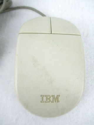 IBM 33G5430 PS/2 Desktop Computer PC 2 Button Roller Ball Mouse 2