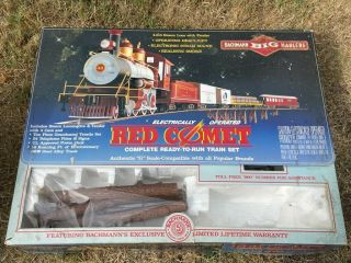 Bachmann Red Comet G Scale Model Train Light Poles Signs Smoke Accessories