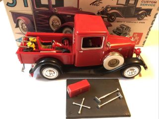 Vintage Amt Model Kit 1934 Ford Pickup Truck 3 In 1 Built Highly Detailed W/box