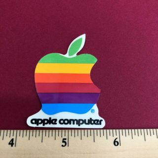 Vintage Apple Computer Rainbow Sticker 1980’s