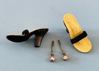 Vintage Doll Clothes: Shoes,  Jewelry For Jill Little Miss Revlon Toni Coty Girl