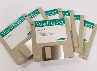 Word Perfect 6 For Windows On 7 Floppy Disks 3.  5 ".