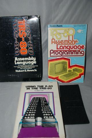 Trs - 80 Assembly Language Books Plus Z - 80 Cpu Chips
