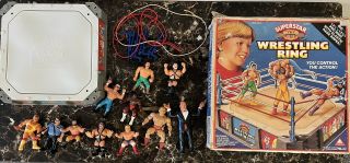 1990 Superstar Wrestling Ring Vintage Collectors Item With Box