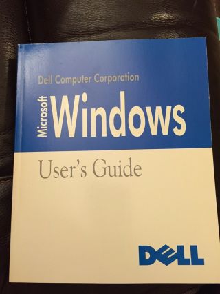 Vintage Dell Microsoft Windows 3.  1 User 