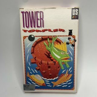 Highly Rated Tower Toppler By Epyx/us Gold For Atari St