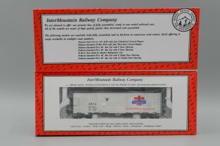Intermountain Railway Co Ho 45525 - 02 Dubuque Ice Bunker Box Car 63180 - Boxed