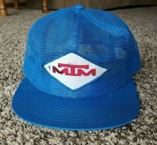 Vtg Mtm Full All Mesh Snapback Patch Trucker Hat Cap Roberts Specialty Co Usa