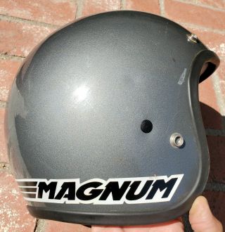 Vintage Bell Ltd Magnum Motorcycle Racing Helmet Size 7 3/8