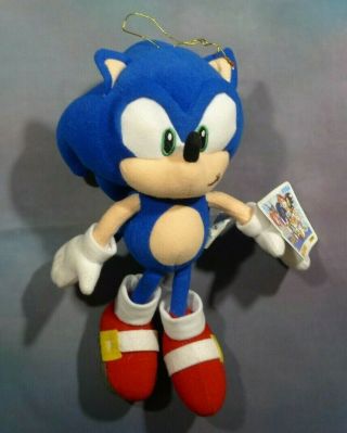 Sonic X Vol.  1 - Sonic 9 " Plush Sega Japan 2003 Ufo The Hedgehog W/tag Rare