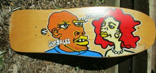 Og Vision Mark Gonzales Skateboard - 1988 Man & Woman - Gonz M&w - Rare