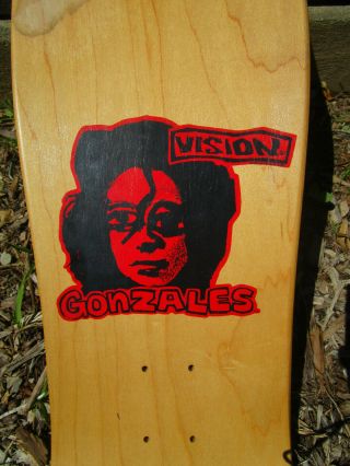 OG Vision Mark Gonzales skateboard - 1988 Man & Woman - Gonz M&W - Rare 4