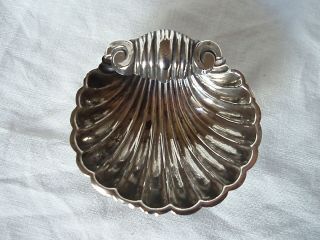 Clam Shell Shaped Dish Sterling Silver Birmingham 1927