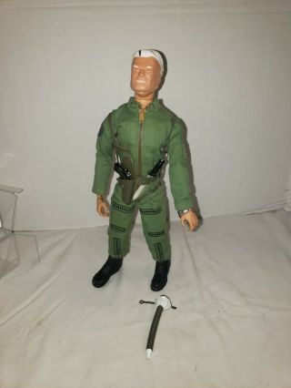 Vintage 1966 Ideal Captain Action Steve Canyon Doll Figure Complete