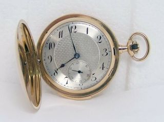 Antique 14k Gold Vulcain Minute Repeater Hunter Pocket Watch Parts - Restoration