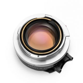 Leica Summilux - M 35mm f/1.  4 Infinity Lock black paint button Leitz lens,  hood 4