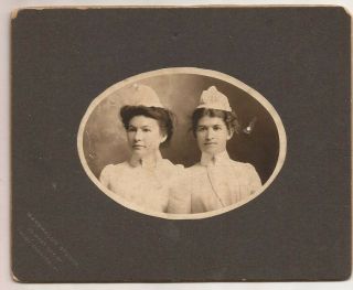 C1900 Antique Photograph West Chester Pa Two Nurses - Nurse