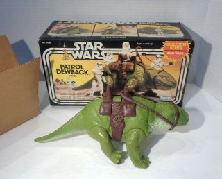 Vintage 1983 Star Wars Patrol Dewback Collector Series In The Box