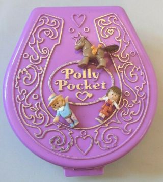 Vintage Polly Pocket Bluebird 1994 Pony Ridin 