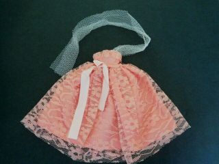 Vintage 10.  5 " Little Suzette,  Fits Little Miss Revlon Pink Ballgown Dress